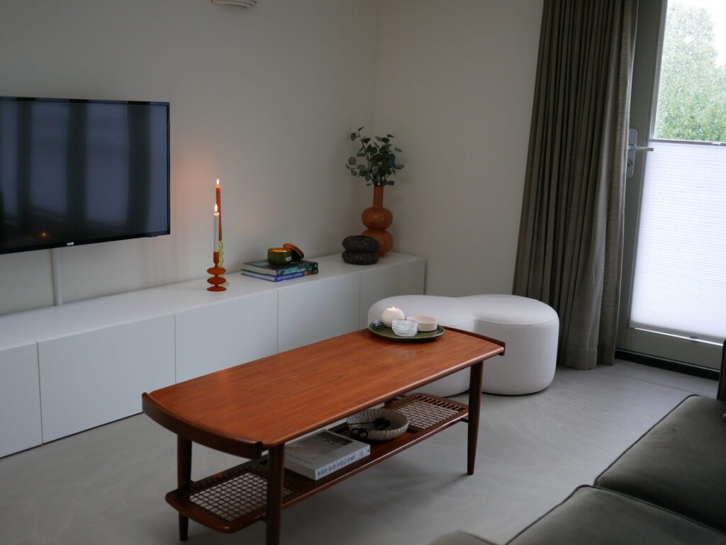 Interieurontwerp appartement Zuid-Scharwoude woonkamer