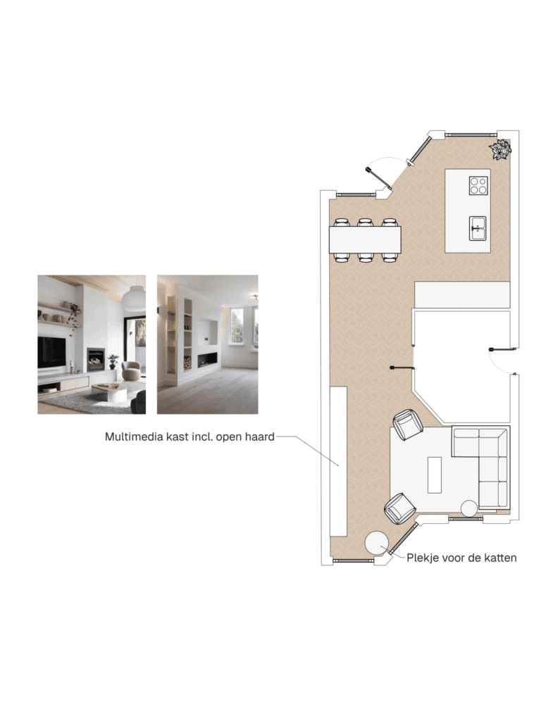 2D plattegrond Indelingsadvies Noord-Scharwoude
