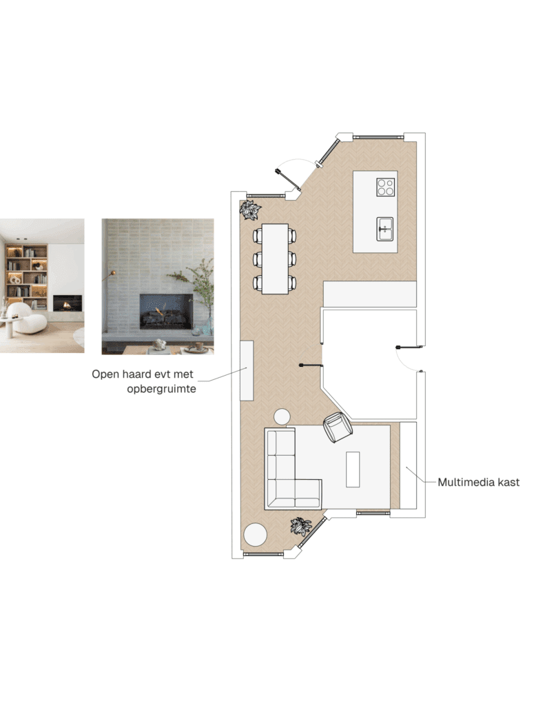 2D plattegrond Indelingsadvies Noord-Scharwoude