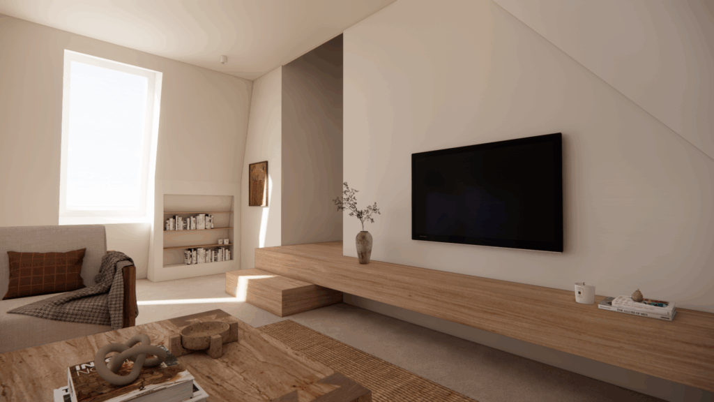 3D interieurontwerp B&B Zuid-Scharwoude